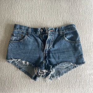 Levi’s Vintage 550 Classic Relaxed Tapered Denim Shorts